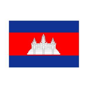 画像: カンボジア国旗：翌日発送可、世界の国旗掲揚、壁掛け、タペストリーに外国旗販売