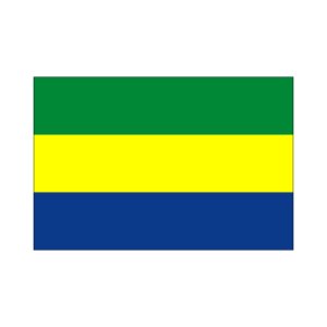 画像: ガボン国旗:翌日発送可、世界の国旗掲揚、壁掛け、タペストリーに外国旗販売