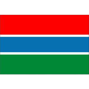 画像: ガンビア国旗:翌日発送可、世界の国旗掲揚、壁掛け、タペストリーに外国旗販売