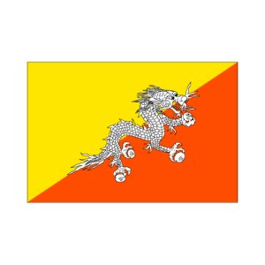 ブータン国旗画像1
