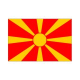 画像: マケドニア国旗：翌日発送可、世界の国旗掲揚、壁掛け、タペストリーに外国旗販売