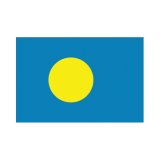 画像: パラオ国旗：翌日発送可、世界の国旗掲揚、壁掛け、タペストリーに外国旗販売