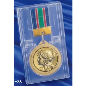 画像2: MF80-A φ80mmメダル　高級スタンド式プラケース　：１個から販売、金メダル・銀メダル・銅メダル、優勝メダル