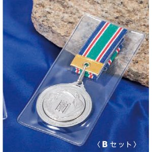 画像2: MF53-B φ53mmメダル　軟質ビニールケース入　：１個から販売、金メダル・銀メダル・銅メダル、優勝メダル