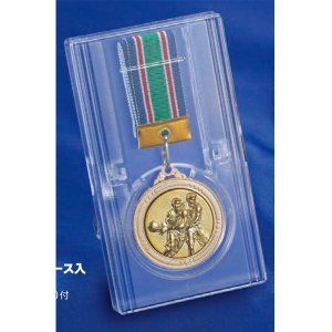 画像2: MF53-A φ53mmメダル　高級スタンド式プラケース　：１個から販売、金メダル・銀メダル・銅メダル、優勝メダル