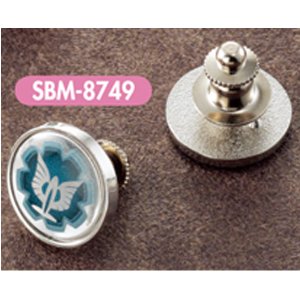 画像1: SBM8749 UV印刷＆透明樹脂盛り加工対応バッジ