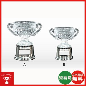 画像: VC1045　クリスタルカップ　 社内表彰・企業表彰・永年勤続表彰・大会用に。高級感あるガラス製トロフィー・クリスタルトロフィー