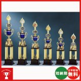 画像: TV2004　メダルレリーフ付4本柱トロフィー　サッカー・空手・野球・バレーボール・バスケットボール