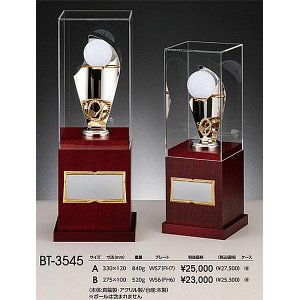 画像: BT3545:ホールインワンの記念ボールを飾れる お祝い用の記念品、記念ブロンズトロフィー