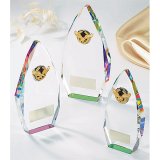 画像: CM-423 オプティカルガラス楯　レインボー加工