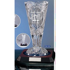 画像: EW-1010　クリスタルカップ　 社内表彰・企業表彰・永年勤続表彰・大会用に。高級感あるボヘミアンクリスタルガラス製カップ