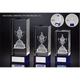 画像: BW-2008　クリスタルブロンズ 　高級感あるガラス製　クリスタルトロフィー
