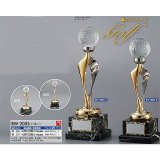 画像: BW-2005 ゴルフ用クリスタル ゴルフコンペの記念品、景品には、ガラス製の高級なゴルフ用のクリスタルトロフィー