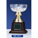 画像: EW-1017　クリスタルカップ　 社内表彰・企業表彰・永年勤続表彰・大会用に。高級感あるガラス製トロフィー・クリスタルトロフィー