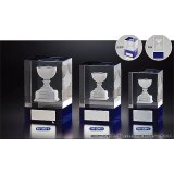 画像: BW-2009　クリスタルブロンズ 　高級感あるガラス製　クリスタルトロフィー