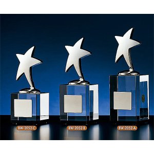 画像: BW-2052 クリスタルブロンズ 高級感あるガラス製 クリスタルトロフィー