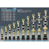 画像: TO-3164 文字彫刻無料、ピクトグラムをモチーフにした SZ人形はボリューム満点！！ 1本柱トロフィー