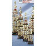 画像: TX-3150文字彫刻無料、ピクトグラムをモチーフにした SZ人形はボリューム満点！！ 4本柱トロフィー