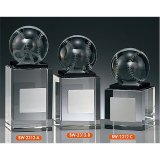 画像: BW2312：野球大会などに使用していただけるクリスタル式トロフィー