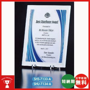 画像1: 表彰楯　SHU7134：周年記念・表彰用品にフルカラー表彰楯