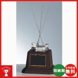 画像: B-6209：ホールインワンの記念ボールを飾れる記念品　記念クリスタルブロンズトロフィー