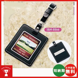 画像1: オリジナル　UV印刷+透明樹脂加工対応　合成製バッグ札　SBM-8866 : ホールインワン・ゴルフコンペの記念品,参加賞