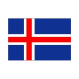 画像: 卓上旗　アイスランド：短納期・世界の国旗の卓上旗販売