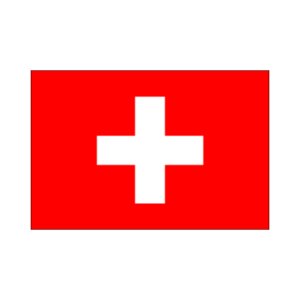 画像1: 卓上旗　スイス