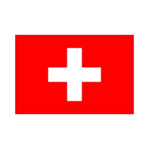 画像1: 卓上旗　スイス