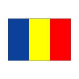 画像1: 卓上旗　ルーマニア