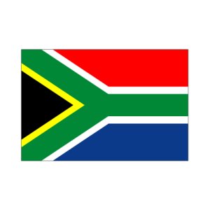 画像1: 卓上旗　南アフリカ