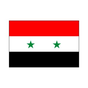 画像: 卓上旗　シリア