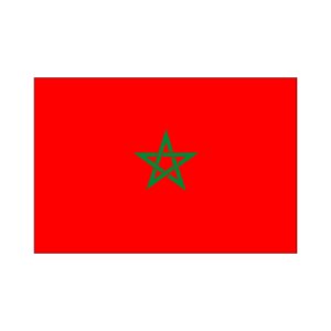画像1: 卓上旗　モロッコ