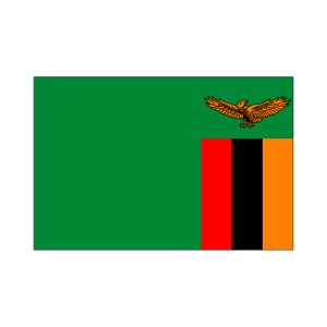 画像1: 卓上旗　ザンビア