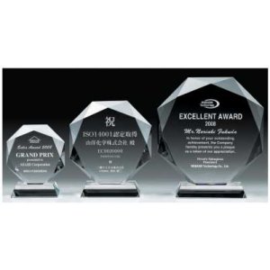 2Dレーザー加工表彰楯VOS450画像1