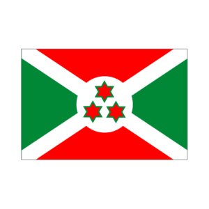 画像: 卓上旗　ブルンジ