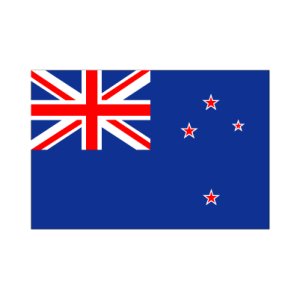 画像1: 卓上旗　ニュージーランド