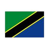 画像: 卓上旗　タンザニア