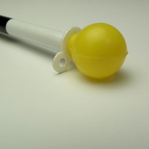 画像2: エンビ製国旗棒：小旗用のエンビ棒です。小さなサイズの国旗や児童愛護旗に使用するエンビ棒