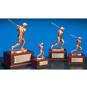 画像1: VT3044：卒業記念・少年野球・野球大会オススメの野球用の記念ブロンズトロフィー