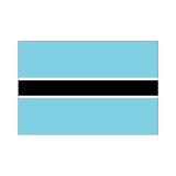 画像: 卓上旗　ボツワナ