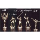 画像: A634：サッカー・空手・野球・バレーボール・バスケットボール・全ジャンルに安くて大きな１本柱トロフィー