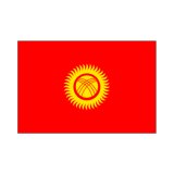 画像: 卓上旗　キルギス