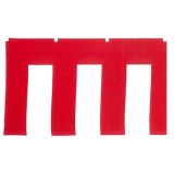 画像: ポリエステル地紅白幕（180cm×9m）：式典・イベント・卒業式・入学式で、使用される紅白幕