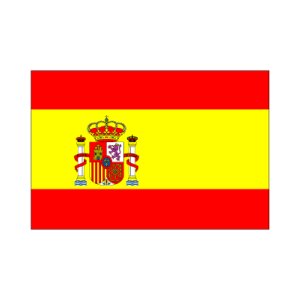 画像: 卓上旗　スペイン（紋入）