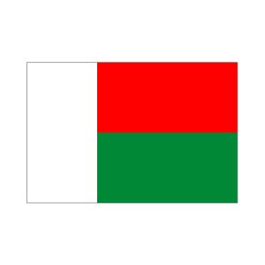 画像: 卓上旗　マダガスカル