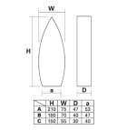 画像: 2Dレーザー表彰楯　VOT400：コンテスト・認定書・周年記念・表彰用品にオススメ　２D加工表彰楯