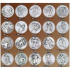 画像: KMメダル-C型 φ60mmメダル　プラケース入り　V形リボン付き：大会の記念に１個から販売、金メダル・銀メダル・銅メダル、優勝メダル