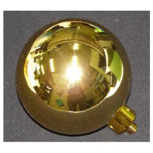 画像1: 金球（ネジ式）日章旗・日の丸・クラブ旗に使用する金球