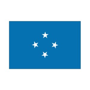 画像1: 卓上旗　ミクロネシア